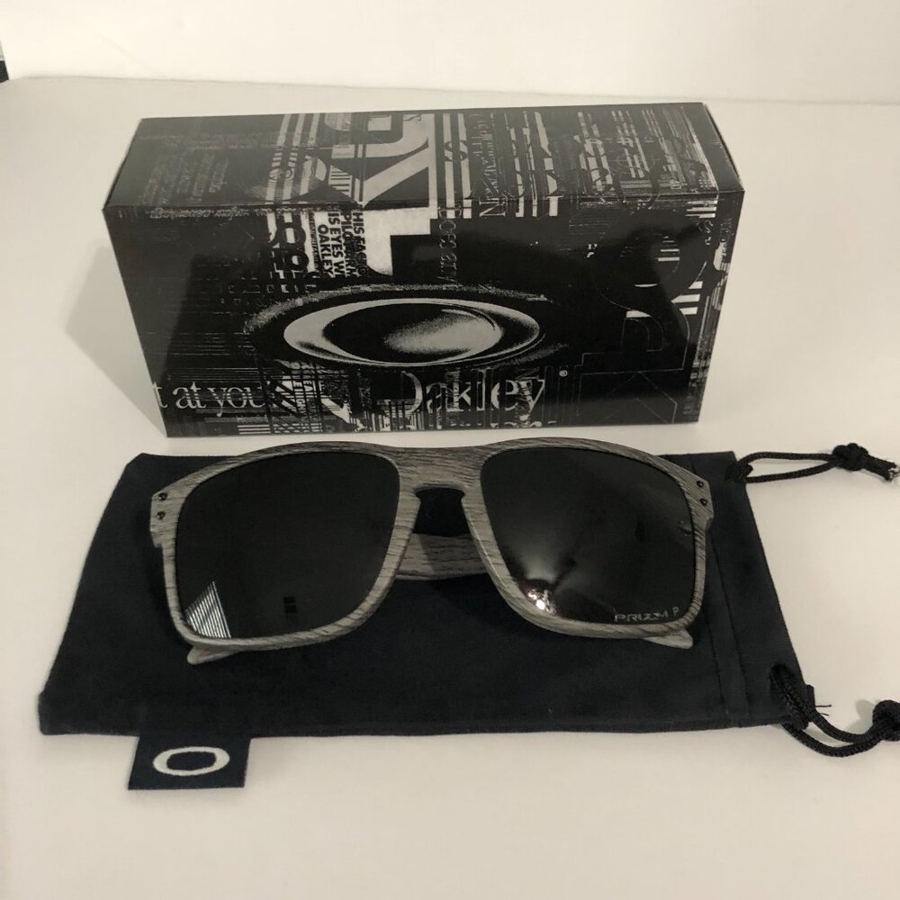 Woodgrain Prizm Polarized OAKLEY HOLBROOK Black Lenses 9102 - Picture 4 of 8